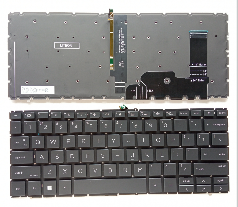 Picture of New Replacement Laptop Keyboard For HP 440G9/840G9/Zbook firefly 14 g9/Zbook 14 g10 BLACK Backlit US Layout